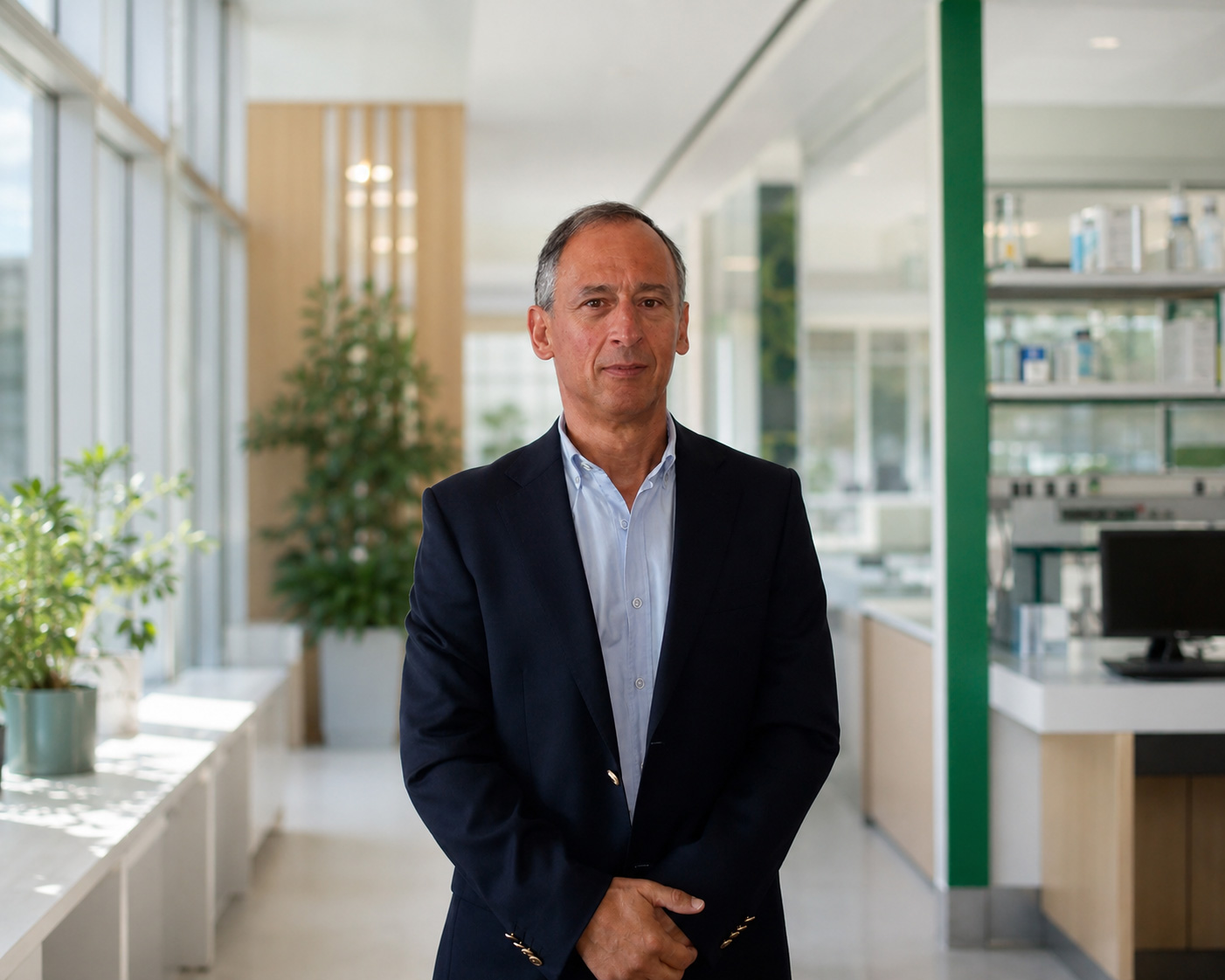Luís Lopes da Costa, Director of AL4AnimalS, in a veterinary research environment.